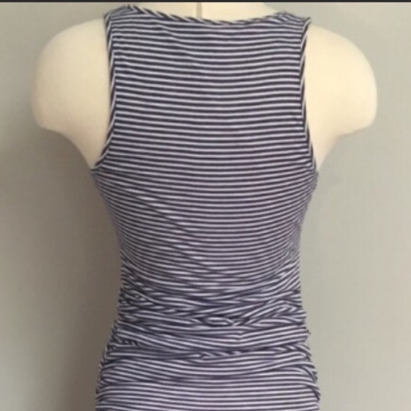 Victoria’s Secret Striped Form-Fitting Ruched Sleeveless Maxi Tank Summe… - Picture 6 of 14